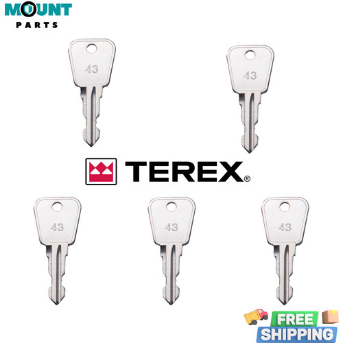 Heavy equipment ignition key - 5,