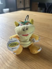 Nintendo 64 Plush Stuffed Beanbag Keychain Clip On Bowser