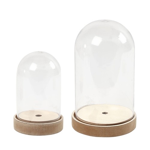 Plastic bell jar cloche - cloche, on