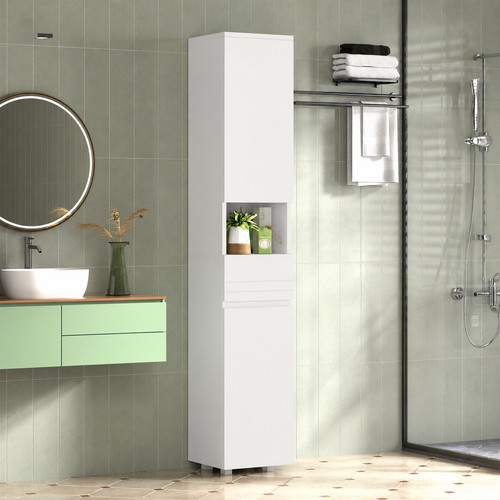 Tall bathroom storage - bathroom, cabinet