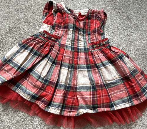 Next girls red plaid tartan - next,