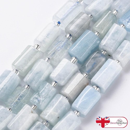 Natural blue aquamarine - blue,