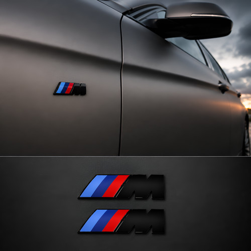 Bmw sport emblem gloss - 2x,