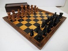 ANTIQUE CHESS SET  ST GEORGE