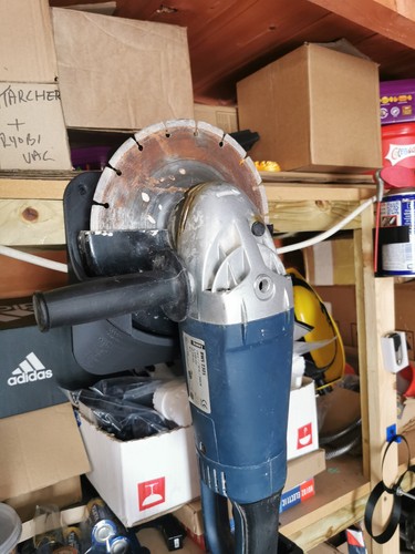 Angle grinder wall - angle,