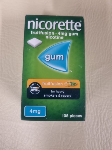 Nicorette fruit fusion 4mg gum - fusion,