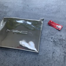 MAC Makeup Bag Silver Mirrored