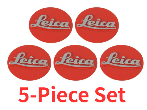 Leica logo badge - logo, red