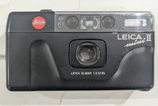 Leica Mini 35mm Compact Film Camera f/3.5 Elmar Lens Point+Shoot Vintage 35mm