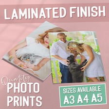 A3 A4 A5 Personalised Photo Print Laminated Picture Image Prints Gift Poster Art