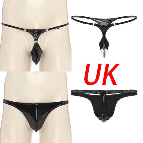 Mens shiny metallic pvc - metallic,