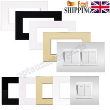 Single Double Socket Switch Surround / Finger Plate Light Switch / Plug Surround
