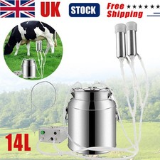 Electric Milking Machine for Cows Cattle Pulse Pump Milker +Massage function
