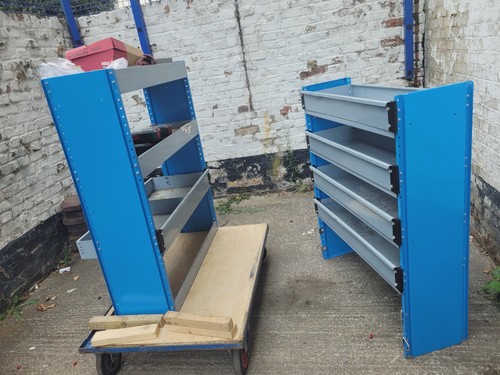 Metal van racking - racking, work