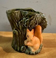Vintage Sylvac Squirrel and tree Figurine Ornament Vase