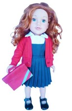 WINTER UNIFORM FOR DESIGN A FRIEND, PINAFORE/BLOUSE/CARDY /BOOKBAG ALL COLOURS
