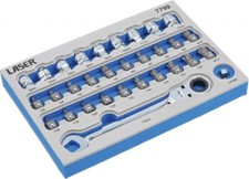 Low Profile Bit & Go Thru Alldrive Socket Set 31pc