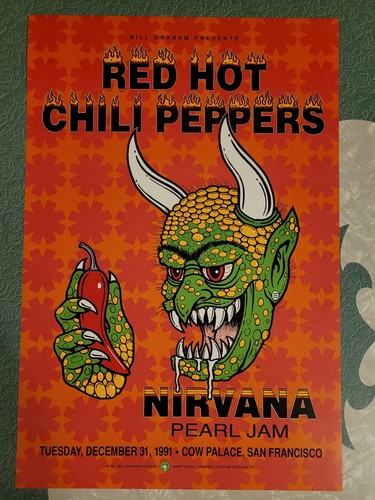 Nirvana pearl jam rhcp - jam, 1991