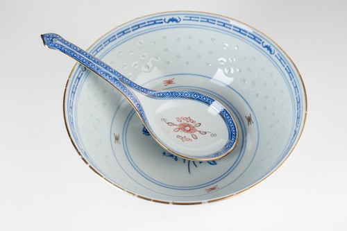 Large chinese porcelain - , soup