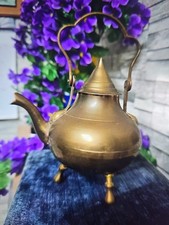 Vintage Brass Teapot H:6"With