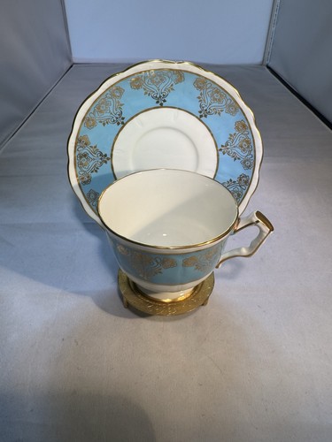 Aynsley bone china turquoise - china,