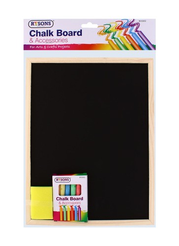 Kids wooden chalkboard - a4,