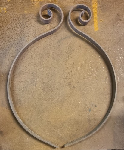 Wrought iron scroll - wrought,