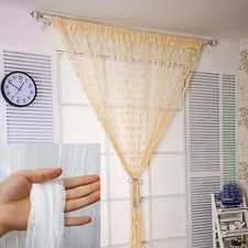 Falling String Curtain Panels Door Fly Screen Room Window Divider Net Curtains
