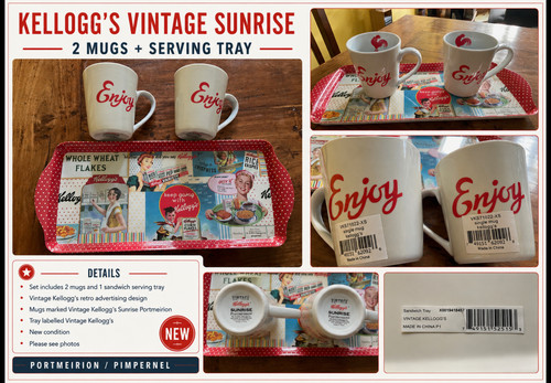 Kelloggs vintage sunrise - sunrise, mugs