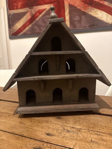Rustic dovecote birdhouse wall - birdhouse,