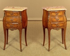 Pair of Louis XV Style Marble