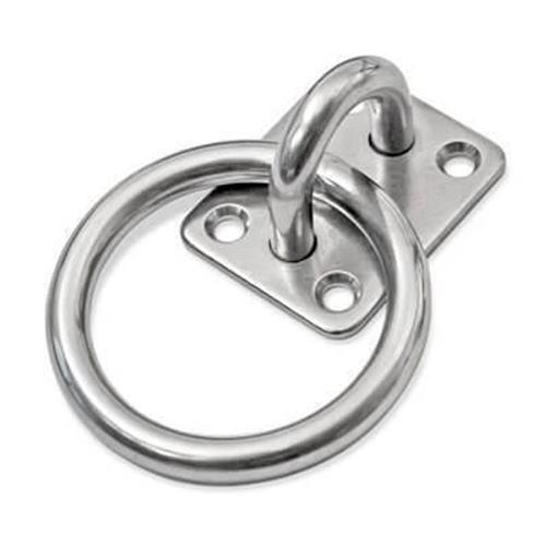 Square eye plate with - square,