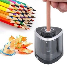 Desktop Electric Pencil Sharpener - Automatic Cutter Stationery Tool for Office