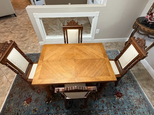 Antique oak draw leaf - oak, draw-leaf
