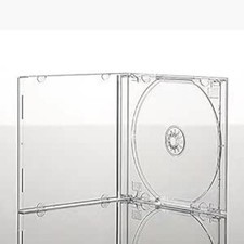 CUSTODIA CD JEWEL CASE 10,4MM TRASPARENTE 25PZ*