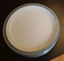 Set of 5 Denby Langley Blue Linen Dinner Plates 10 1/2 in