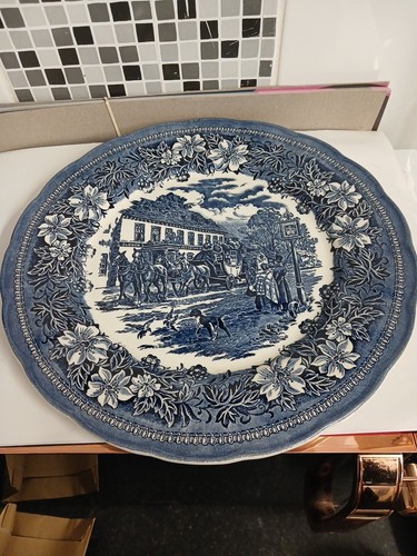 Royal tudor ware 1828 coaching - 1828,