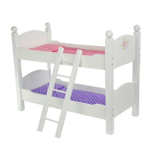 Wooden doll bunk - wooden, with