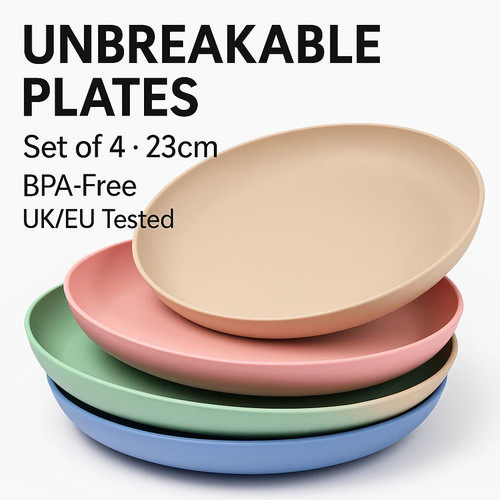 Unbreakable coloured dinner - 4,