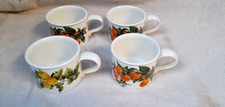 Portmierion Oranges & Lemons Coffee Cups 4.- RARE