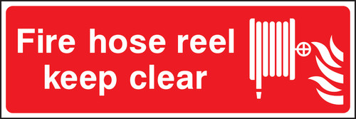 Fire hose reel keep - hose, clear
