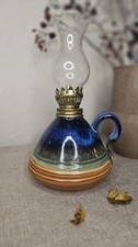 Studio Pottery Oil Lamp With
