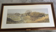 ‘Evenings Last Light’ print in Original Frame by Alan Ingham