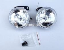 2 Universal Front Lights 12V Spot Fog Halogen Circle Lamps Car Van Bus NEW boxed