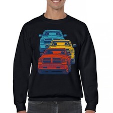 American Pickup Truck Stack Sweatshirt 4X4 Offroad Power Heavy Duty Crewneck