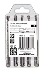 DeWalt DT9398-QZ 5 Pieces SDS Plus Drill Bit Set 3 x 5.5mm, 2 x 7mm