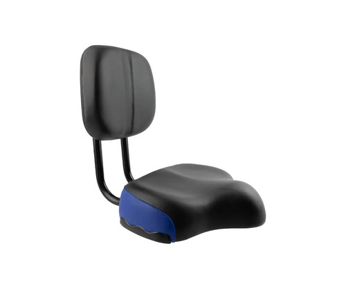 Black blue bicycle seat - bicycle,