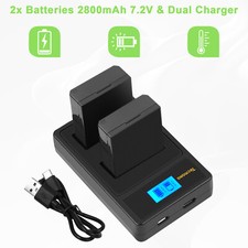 2X LP-E10 Battery & Charger