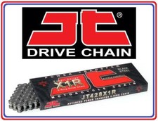 Kawasaki KMX125 86-03 JT Heavy Duty X-Ring Chain 428x124 Links With Joining Link