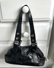 TULA BLACK LEATHER HANDBAG